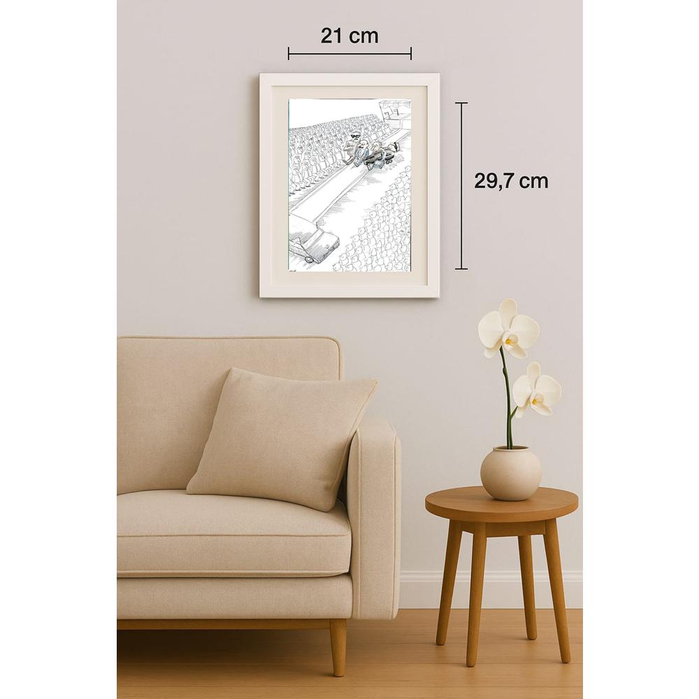 Vazifem Shoa 29x21cm Orijinal Karikatür BOD03079