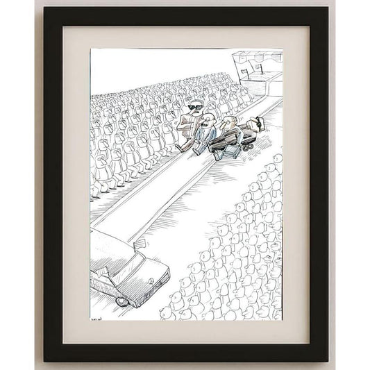 Vazifem Shoa 29x21cm Orijinal Karikatür BOD03079