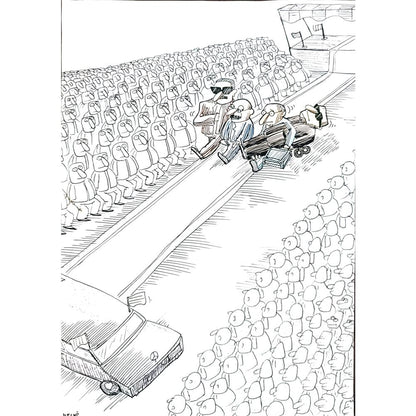 Vazifem Shoa 29x21cm Orijinal Karikatür BOD03079