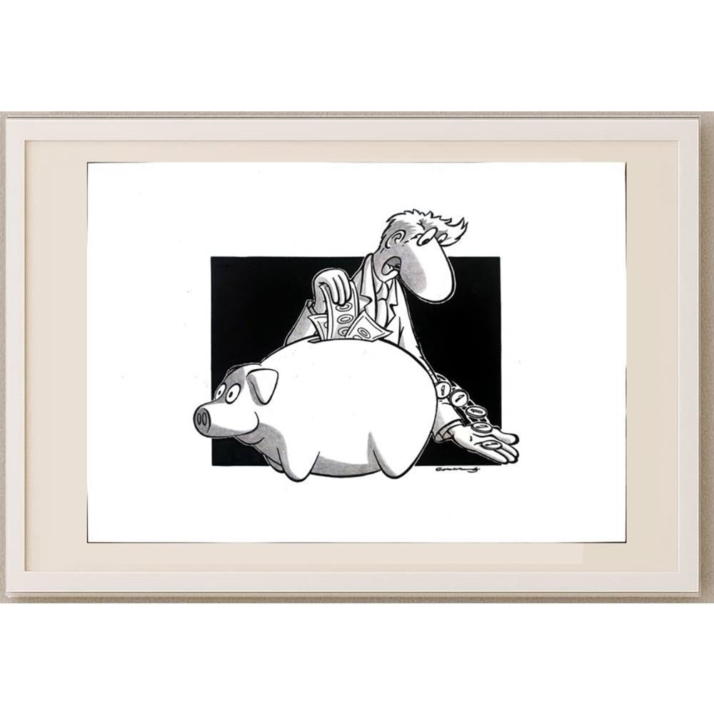 Goran Milenkovic 29x21cm Orijinal Karikatür BOD03080