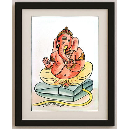 Sairam Akundi 29x21cm Orijinal Karikatür BOD03085