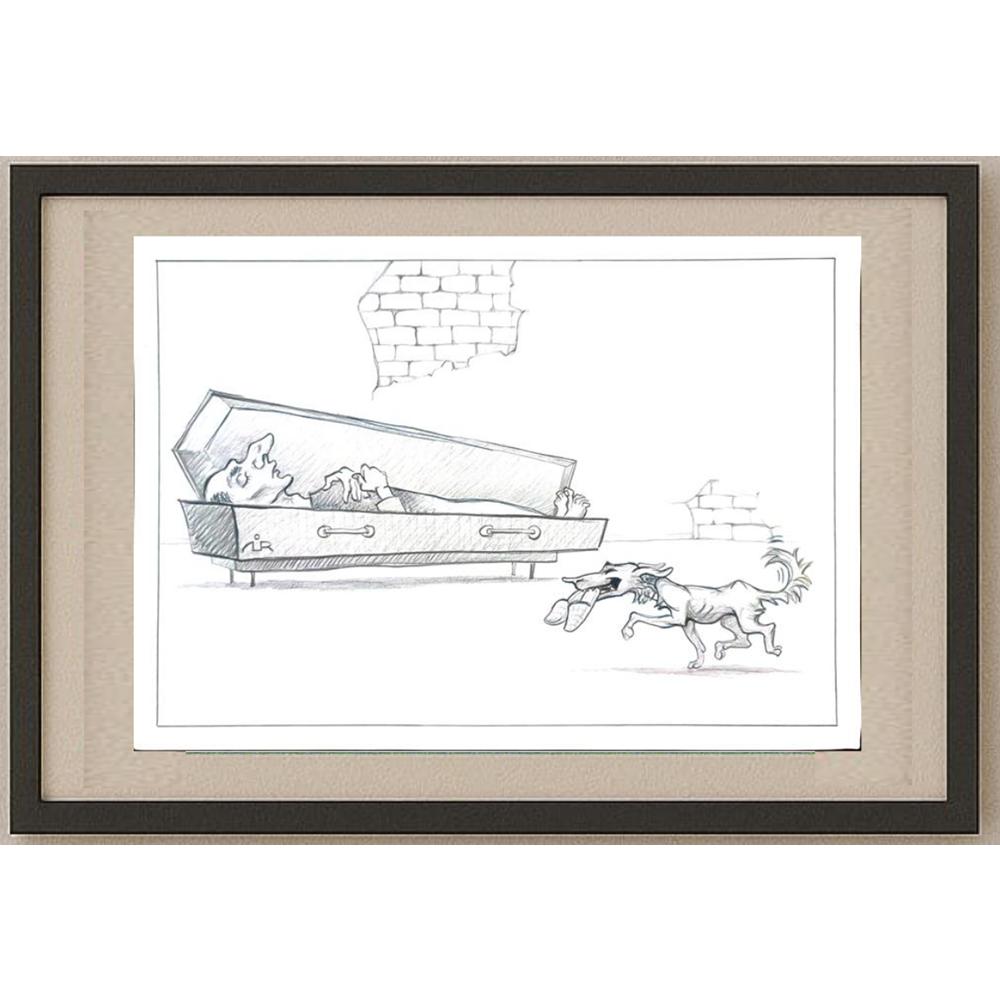 Mirontchyj Laime 29x21cm Orijinal Karikatür BOD03089