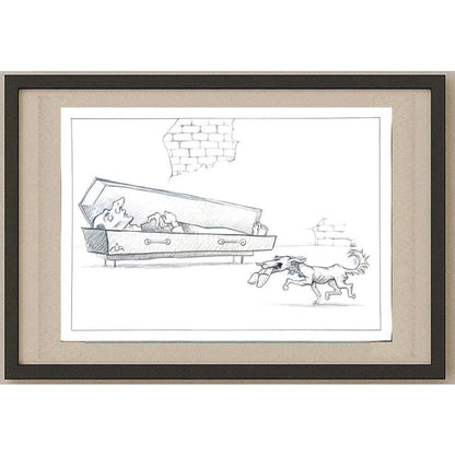 Mirontchyj Laime 29x21cm Orijinal Karikatür BOD03089