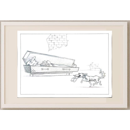 Mirontchyj Laime 29x21cm Orijinal Karikatür BOD03089