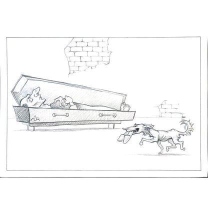 Mirontchyj Laime 29x21cm Orijinal Karikatür BOD03089