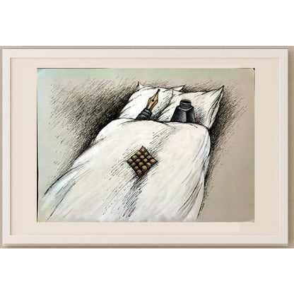 Vladimiras Beresniovas 29x21cm Orijinal Karikatür BOD03090