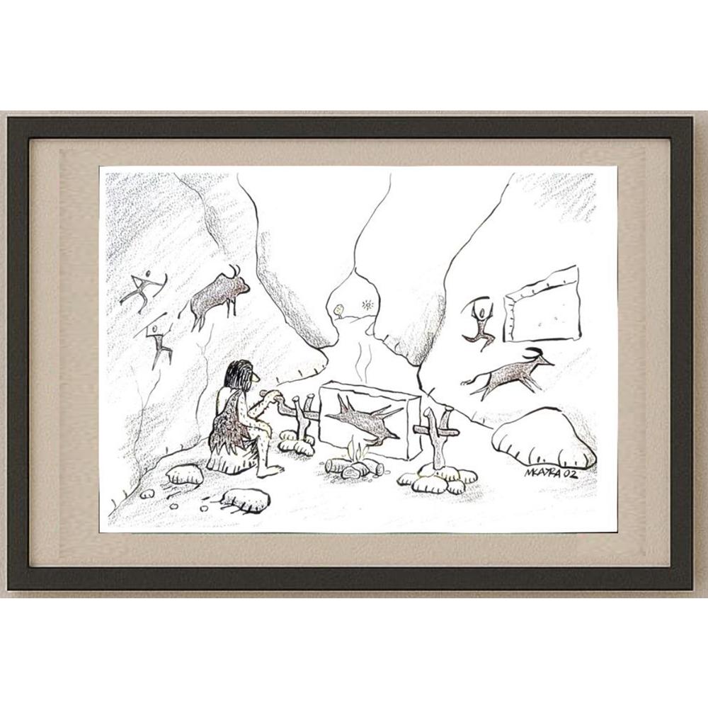 Musa Kayra 29x21cm Orijinal Karikatür BOD03095