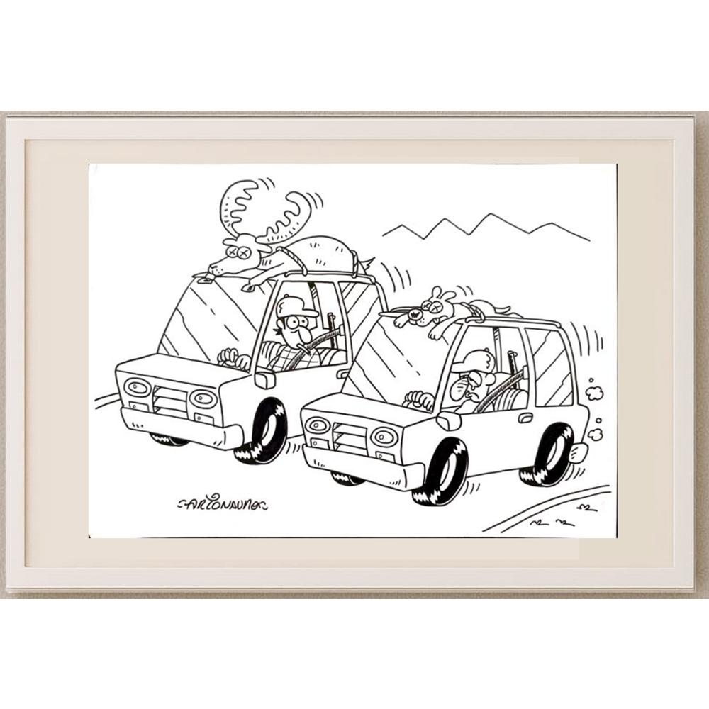 Arionauro Da Silva Santos 29x21cm Orijinal Karikatür BOD03099