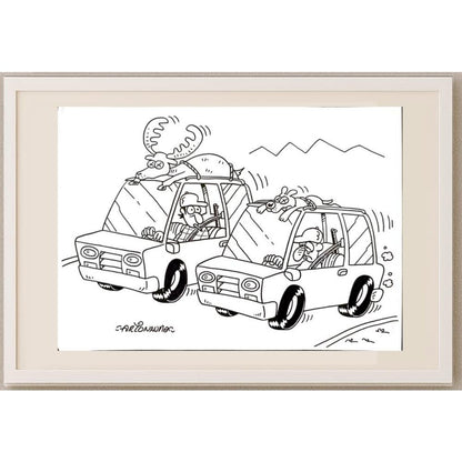 Arionauro Da Silva Santos 29x21cm Orijinal Karikatür BOD03099