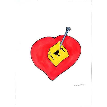 Angel Tchernaev 29x21cm Orijinal Karikatür BOD03104