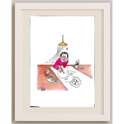 İbrahim Tapa 35x25cm Orijinal Karikatür BOD03110