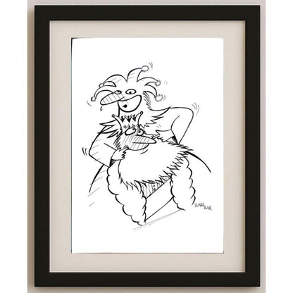 İsmail Kar 29x21cm Orijinal Karikatür BOD03111