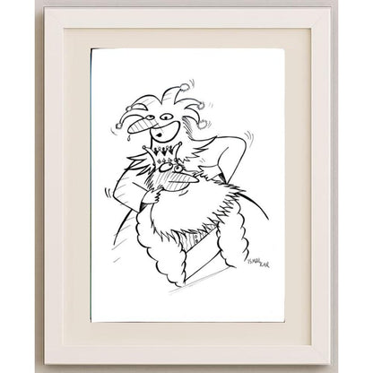 İsmail Kar 29x21cm Orijinal Karikatür BOD03111