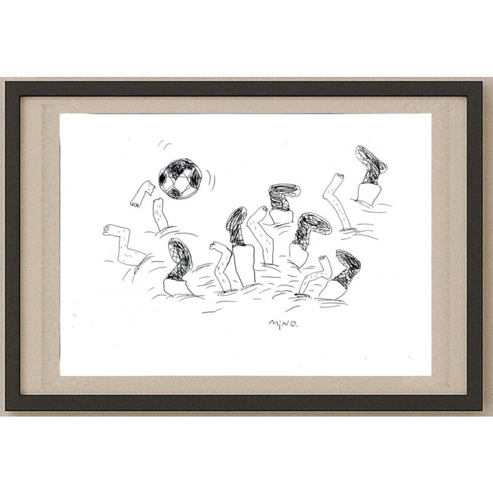 Minoru Tanaka 43x30cm Orijinal Karikatür BOD03116