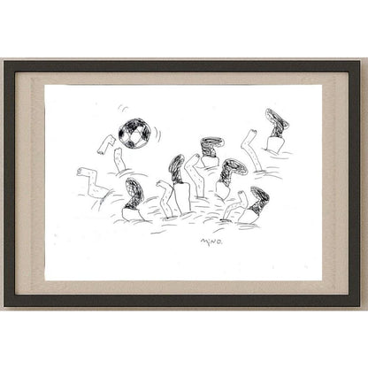Minoru Tanaka 43x30cm Orijinal Karikatür BOD03116