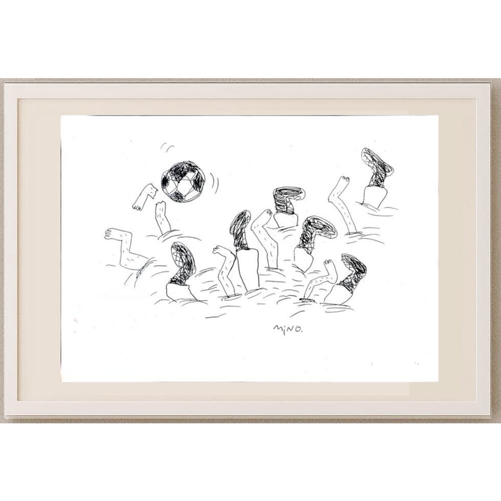 Minoru Tanaka 43x30cm Orijinal Karikatür BOD03116