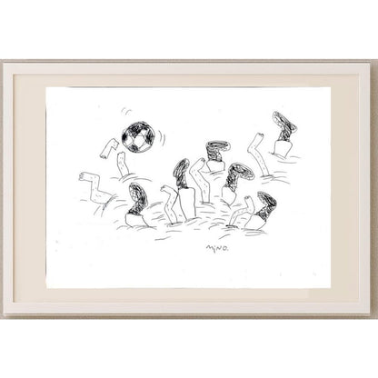 Minoru Tanaka 43x30cm Orijinal Karikatür BOD03116