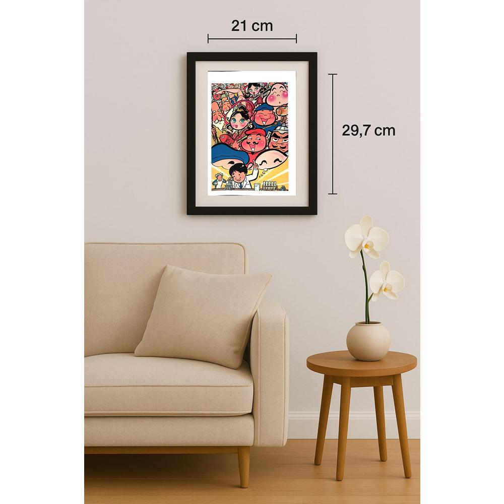 Ritsuko Matsushima 29x21cm Orijinal Karikatür BOD03119