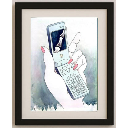 Hashi Yoshihisa 43x30cm Orijinal Karikatür BOD03122