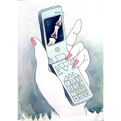 Hashi Yoshihisa 43x30cm Orijinal Karikatür BOD03122