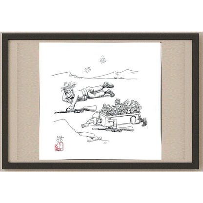 Makato Ayusawa 28x28cm Orijinal Karikatür BOD03127