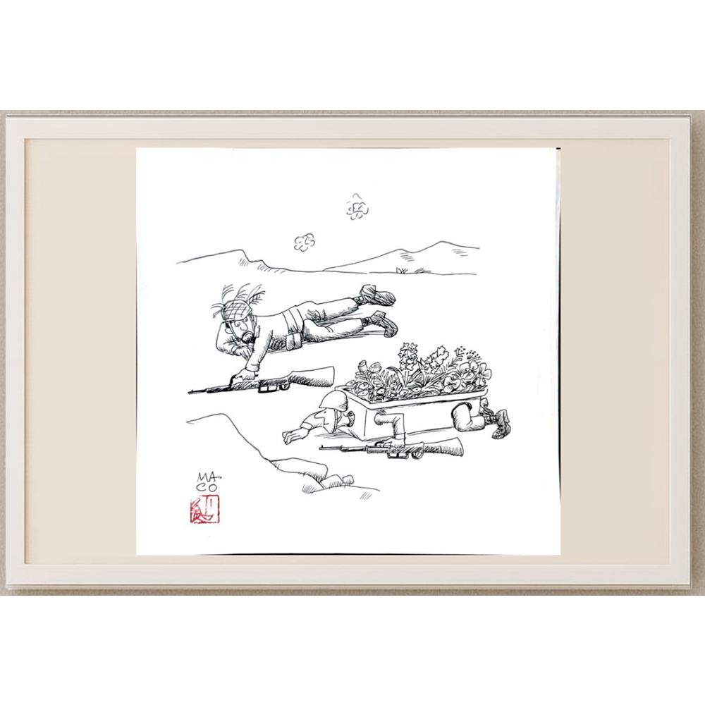 Makato Ayusawa 28x28cm Orijinal Karikatür BOD03127