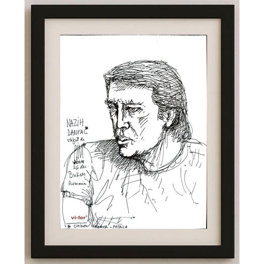 Pim Vimm 29x21cm Orijinal Karikatür BOD03139