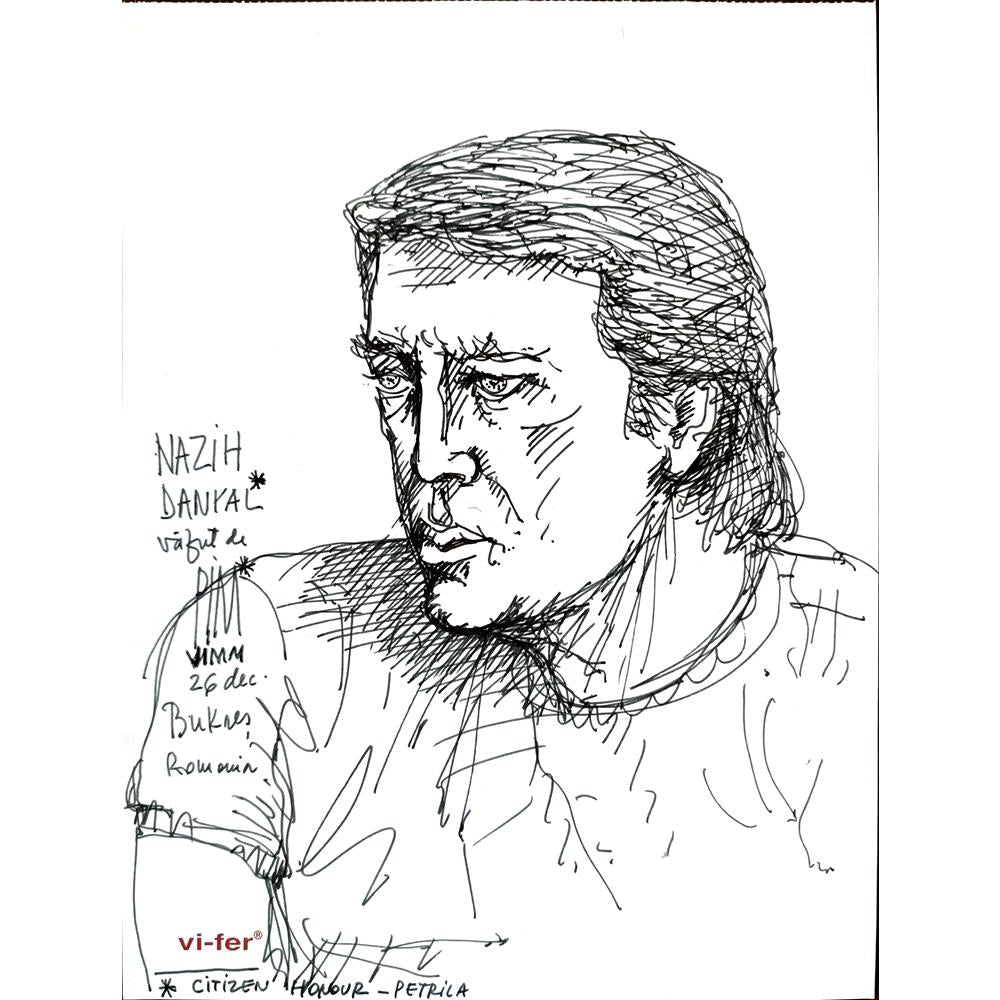 Pim Vimm 29x21cm Orijinal Karikatür BOD03139