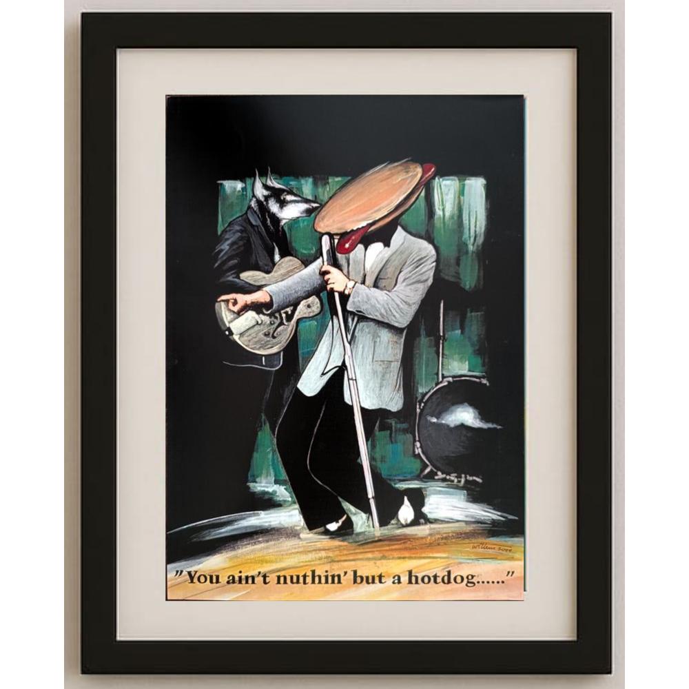 Willem Henkes 29x21cm Orijinal Karikatür BOD03141