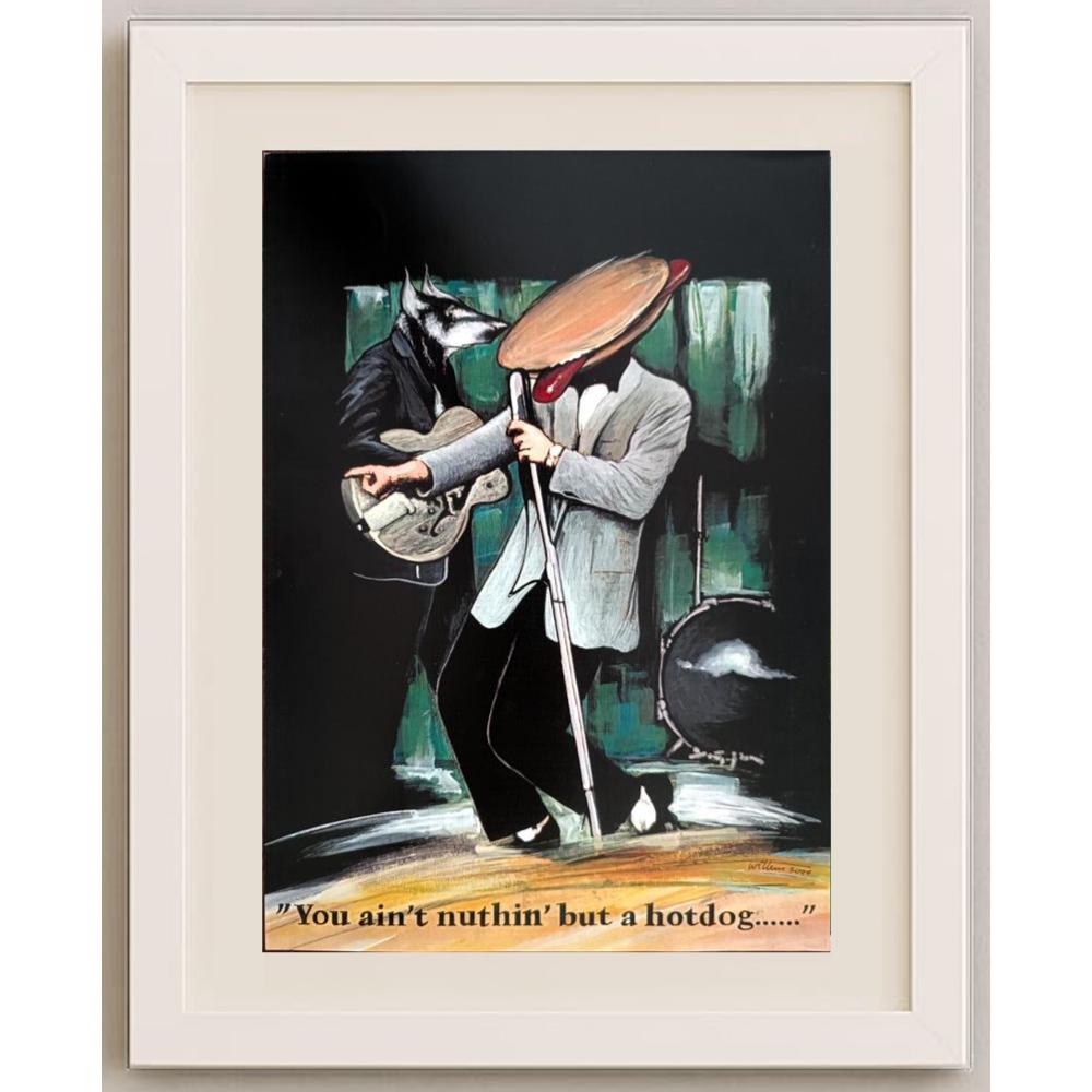 Willem Henkes 29x21cm Orijinal Karikatür BOD03141