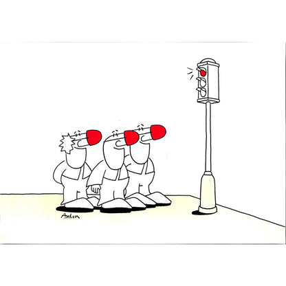 Anton Kotreba 29x21cm Orijinal Karikatür BOD03148