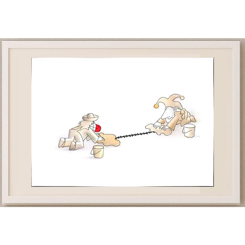 Lubica Konkova 29x21cm Orijinal Karikatür BOD03152