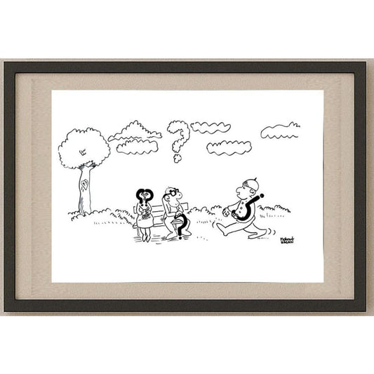 Mahmut Kaçan 43x30cm Orijinal Karikatür BOD03157