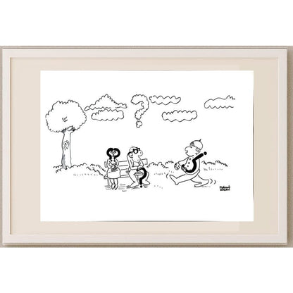 Mahmut Kaçan 43x30cm Orijinal Karikatür BOD03157