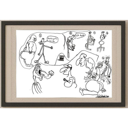 Gültekin 43x30cm Orijinal Karikatür BOD03159