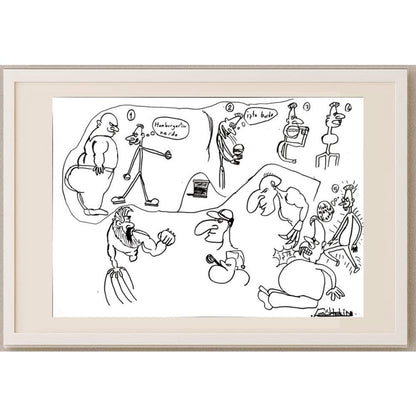 Gültekin 43x30cm Orijinal Karikatür BOD03159