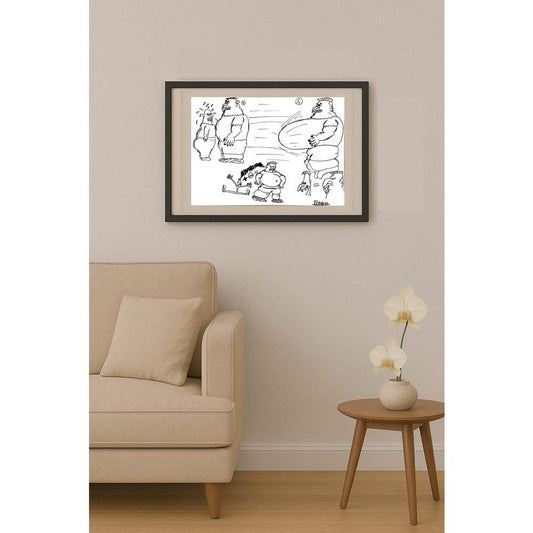 Ertekin 43x30cm Orijinal Karikatür BOD03160