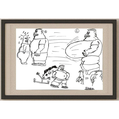 Ertekin 43x30cm Orijinal Karikatür BOD03160