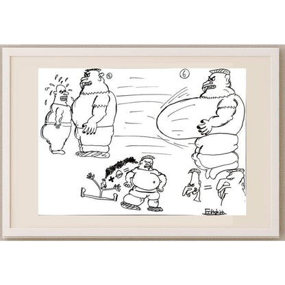 Ertekin 43x30cm Orijinal Karikatür BOD03160