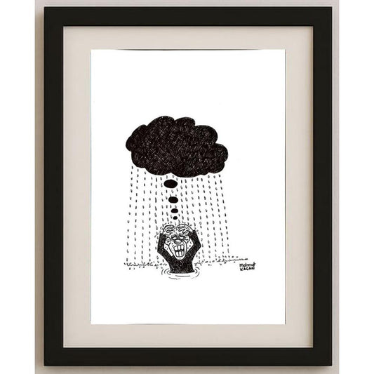 Mahmut Kaçan 43x30cm Orijinal Karikatür BOD03164
