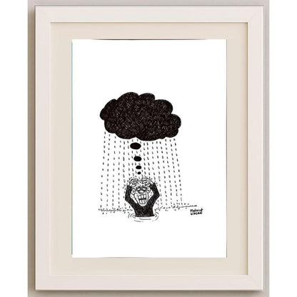 Mahmut Kaçan 43x30cm Orijinal Karikatür BOD03164