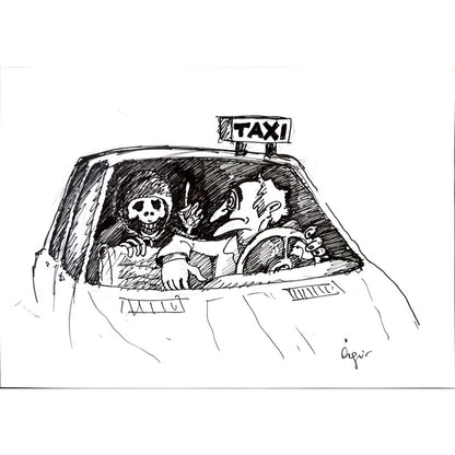 Özgür 43x30cm Orijinal Karikatür BOD03170