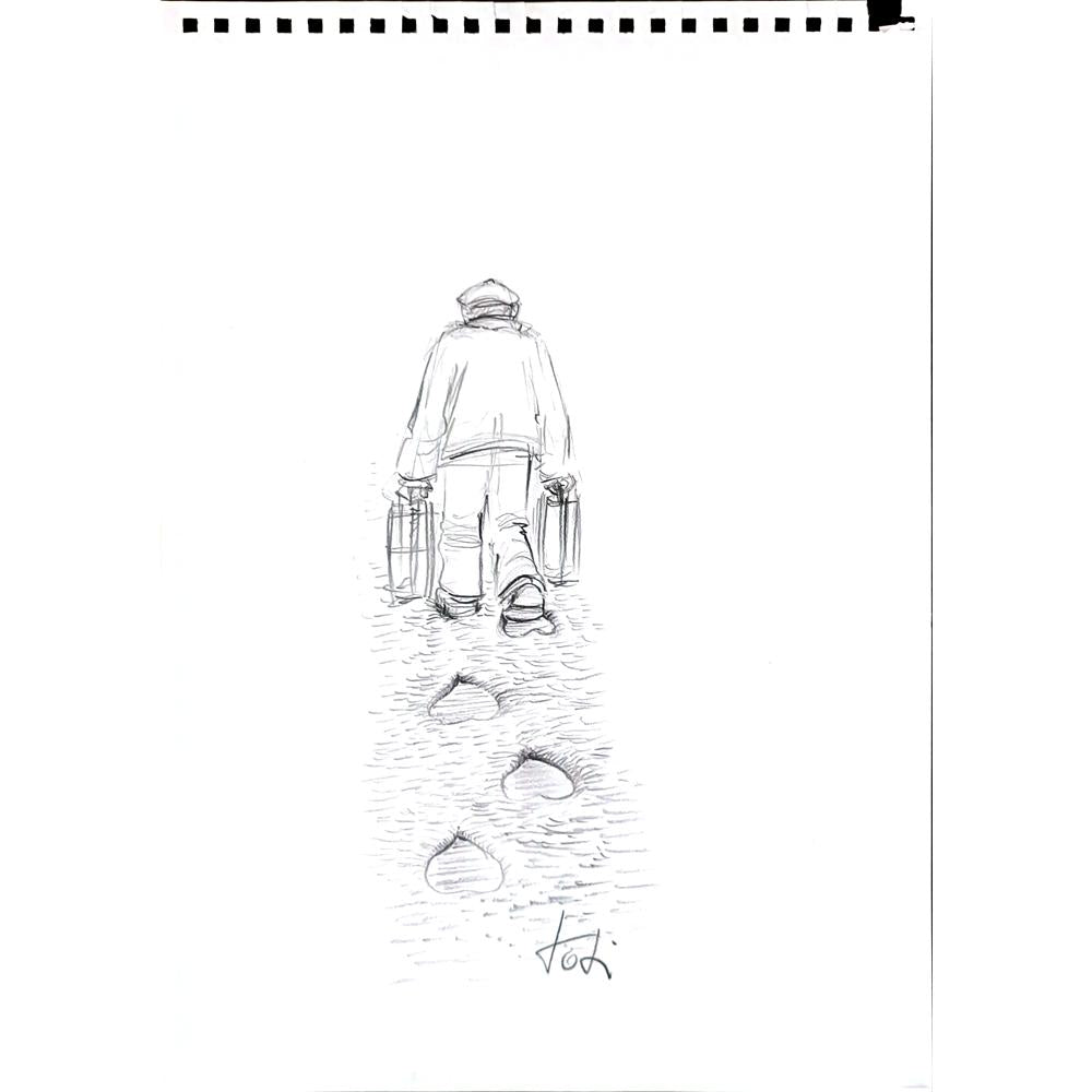 Dodi 29x21cm Orijinal Karikatür BOD03172