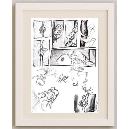 Banu Taylan 43x30cm Orijinal Karikatür BOD03174