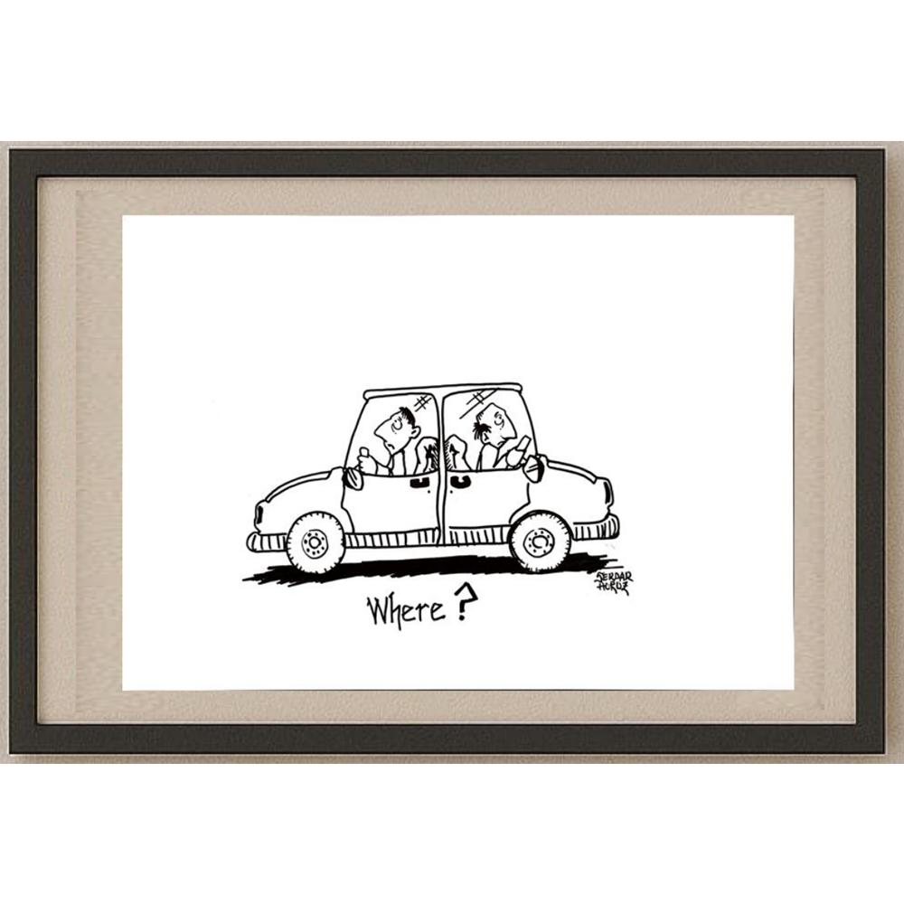 Serdar Horuz 43x30cm Orijinal Karikatür BOD03181