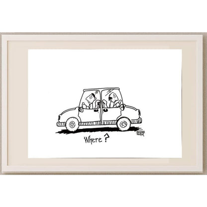 Serdar Horuz 43x30cm Orijinal Karikatür BOD03181