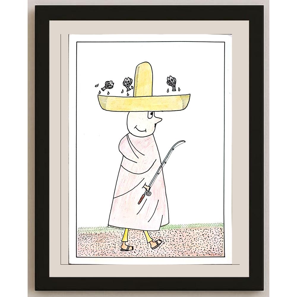 Dragan Milunovic 29x21cm Orijinal Karikatür BOD03183
