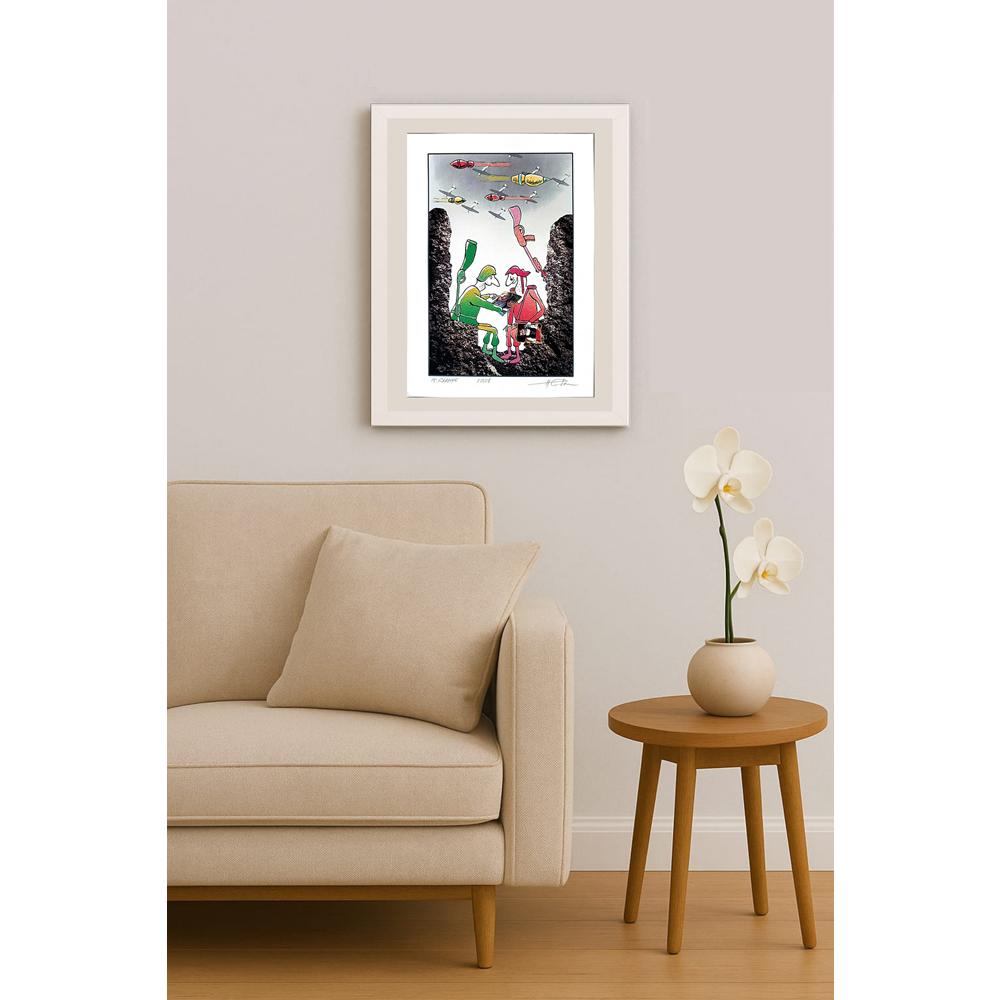 Horia Crisan 29x21cm Orijinal Karikatür BOD03186