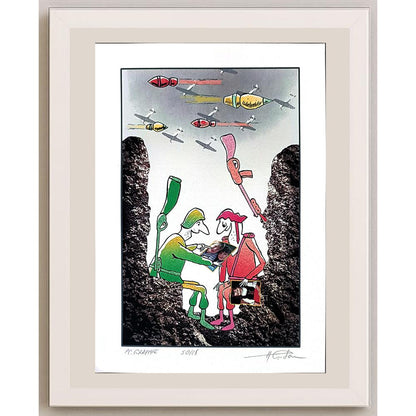 Horia Crisan 29x21cm Orijinal Karikatür BOD03186
