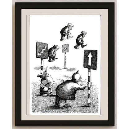 Slawomir Luczynski 29x21cm Orijinal Karikatür BOD03187